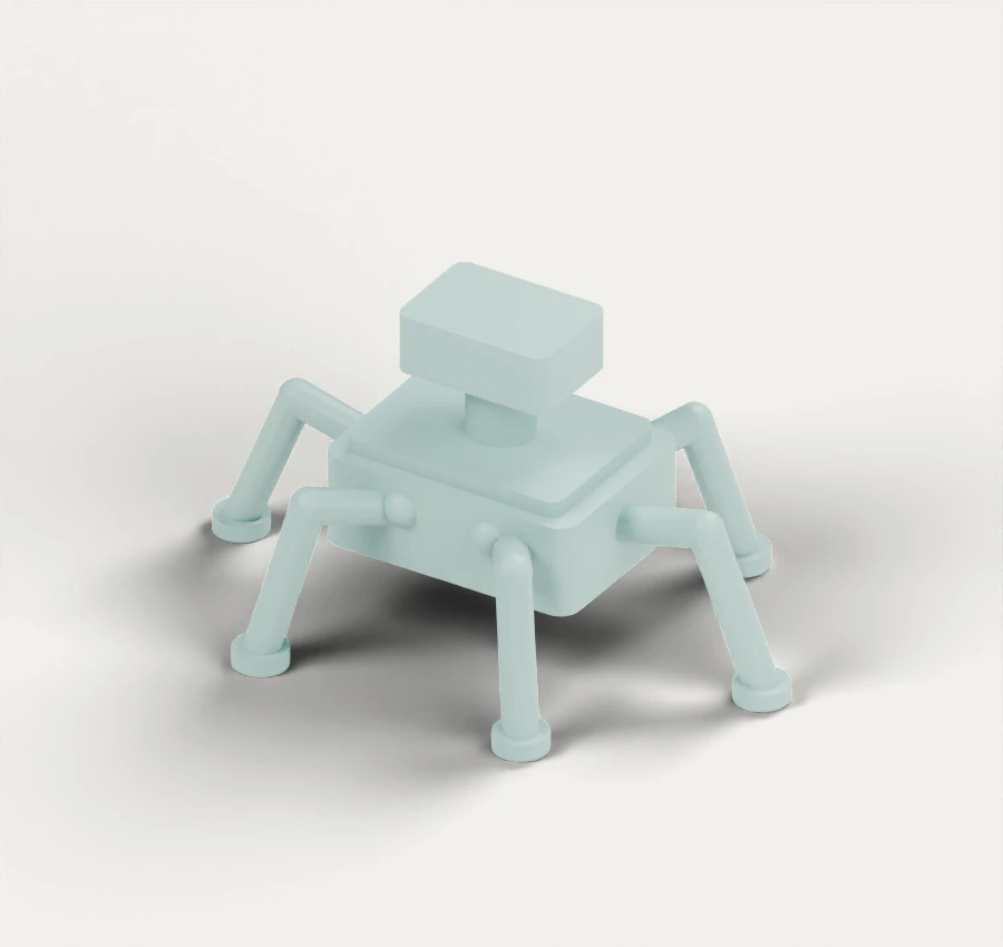 3D preview of Hexapod Research Rover
