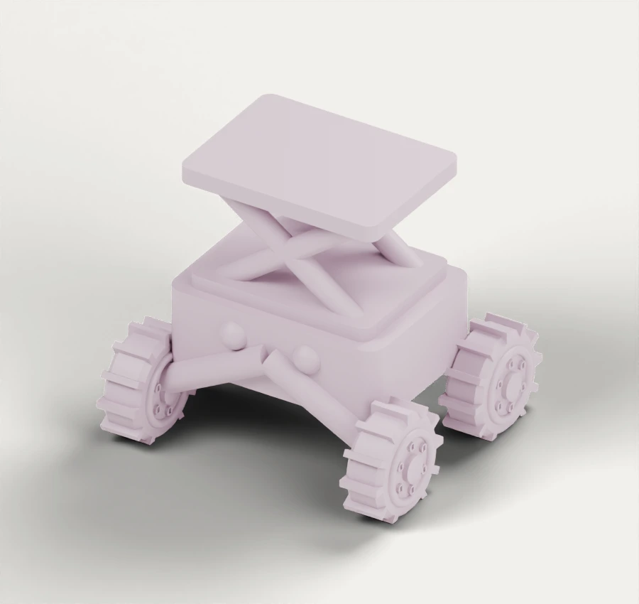 3D preview of Scissor Lift Service Bot