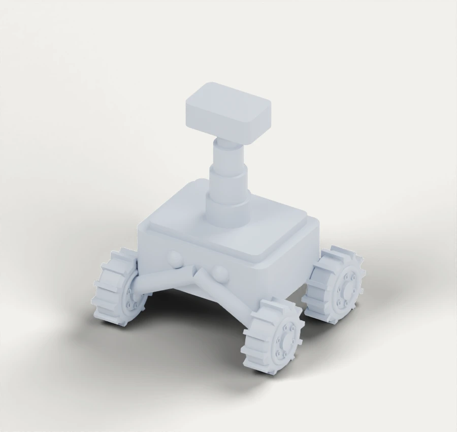 3D preview of Telescoping Sensor Rover