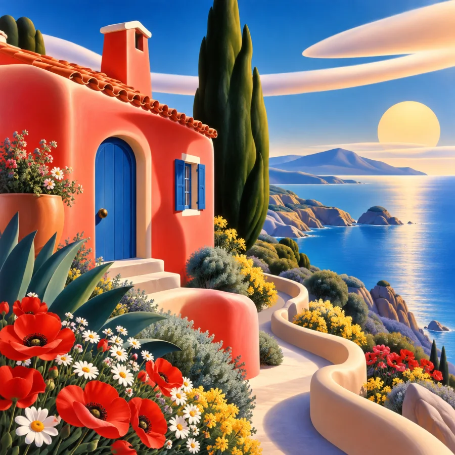 Airbrush Illustration: Smooth gradients, impossibly polished surfaces