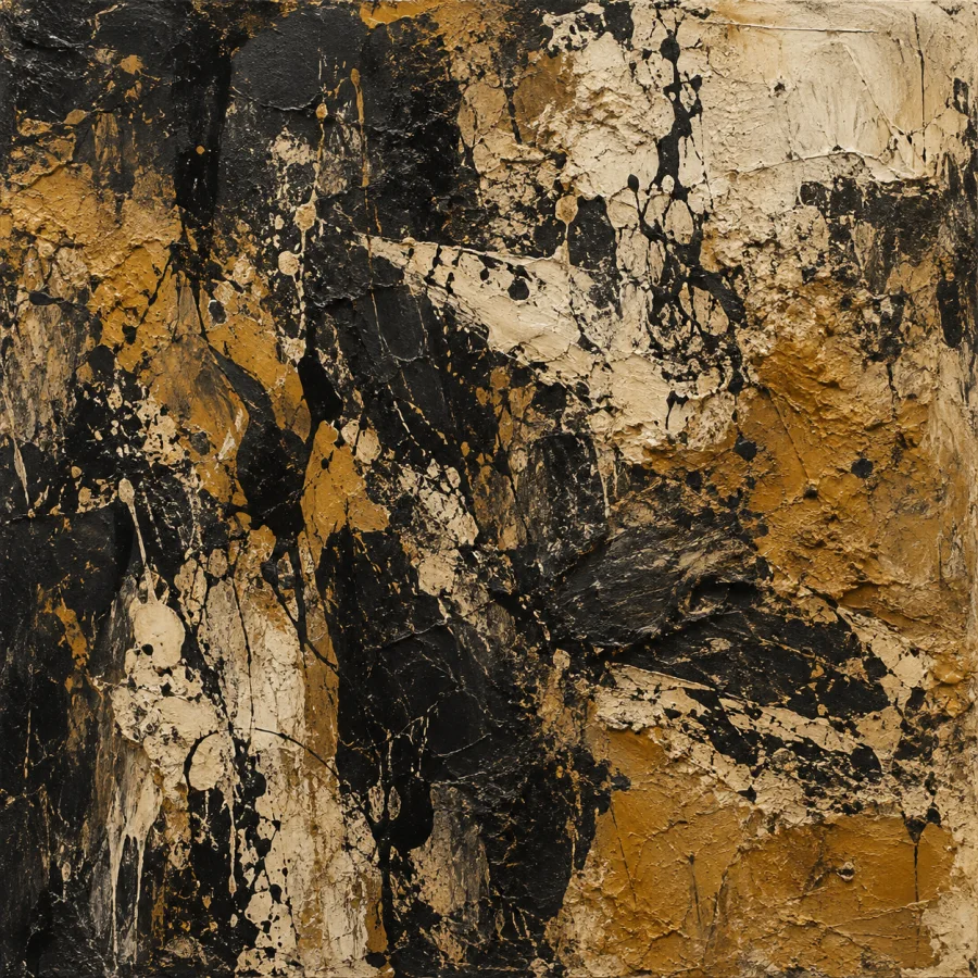 Art Informel: Unplanned gesture and richly worked matter