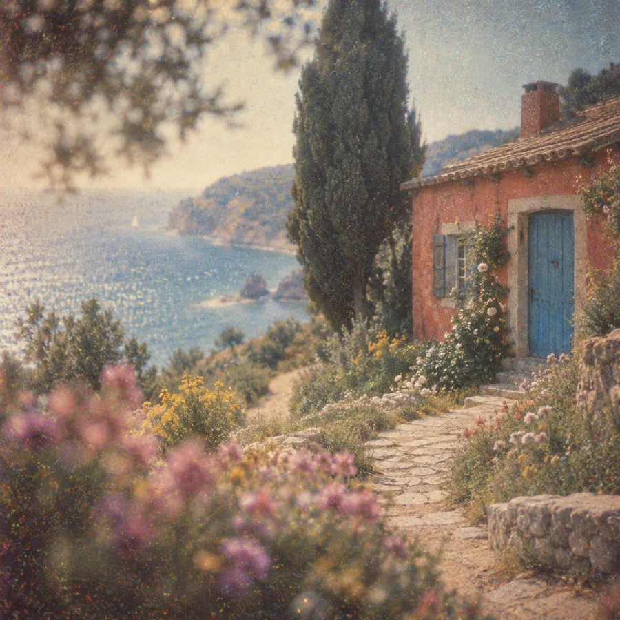 Autochrome: Mosaic color grain and luminous softness