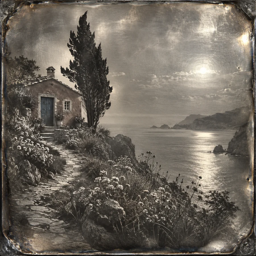 Daguerreotype: A luminous image on a silver mirror