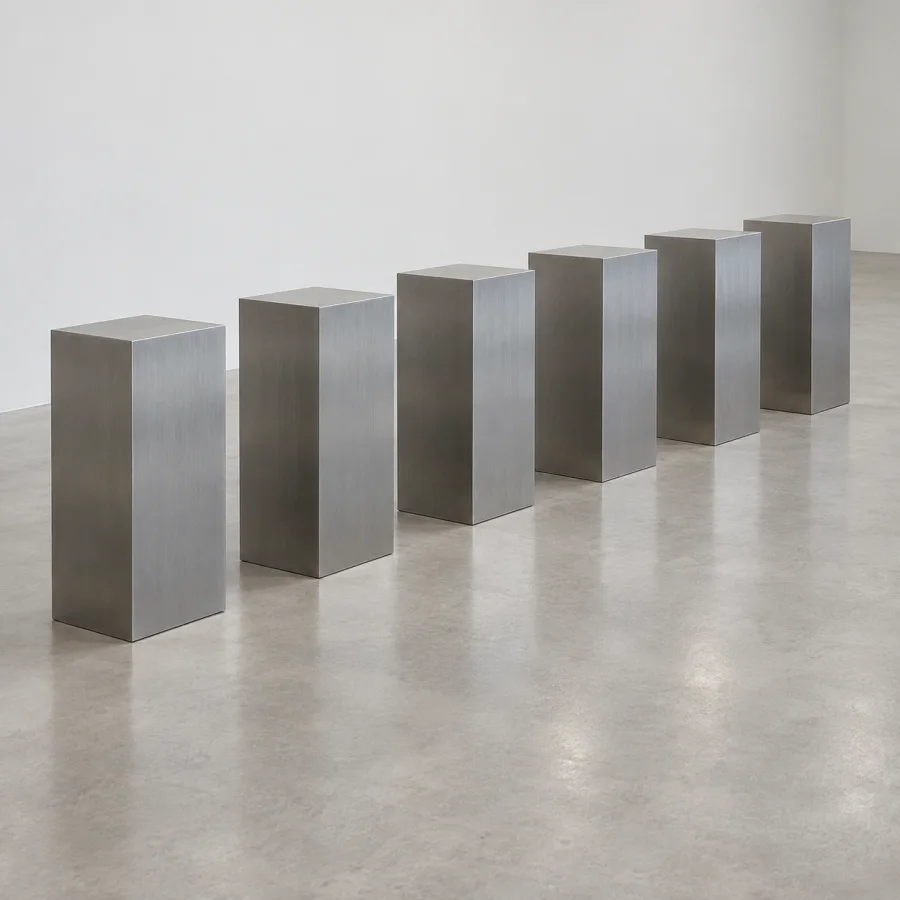 Geometric Minimalism: Serial forms and precise spatial intervals