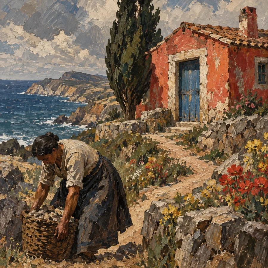 Social Realist Painting: Human labor and direct material observation