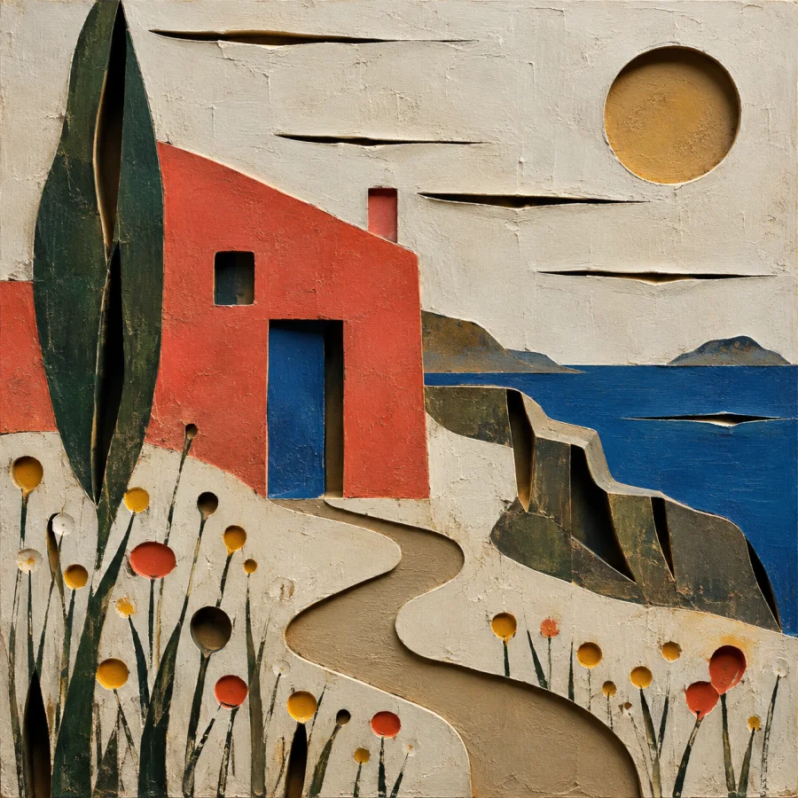 Spatialist Painting: The surface opened into real space