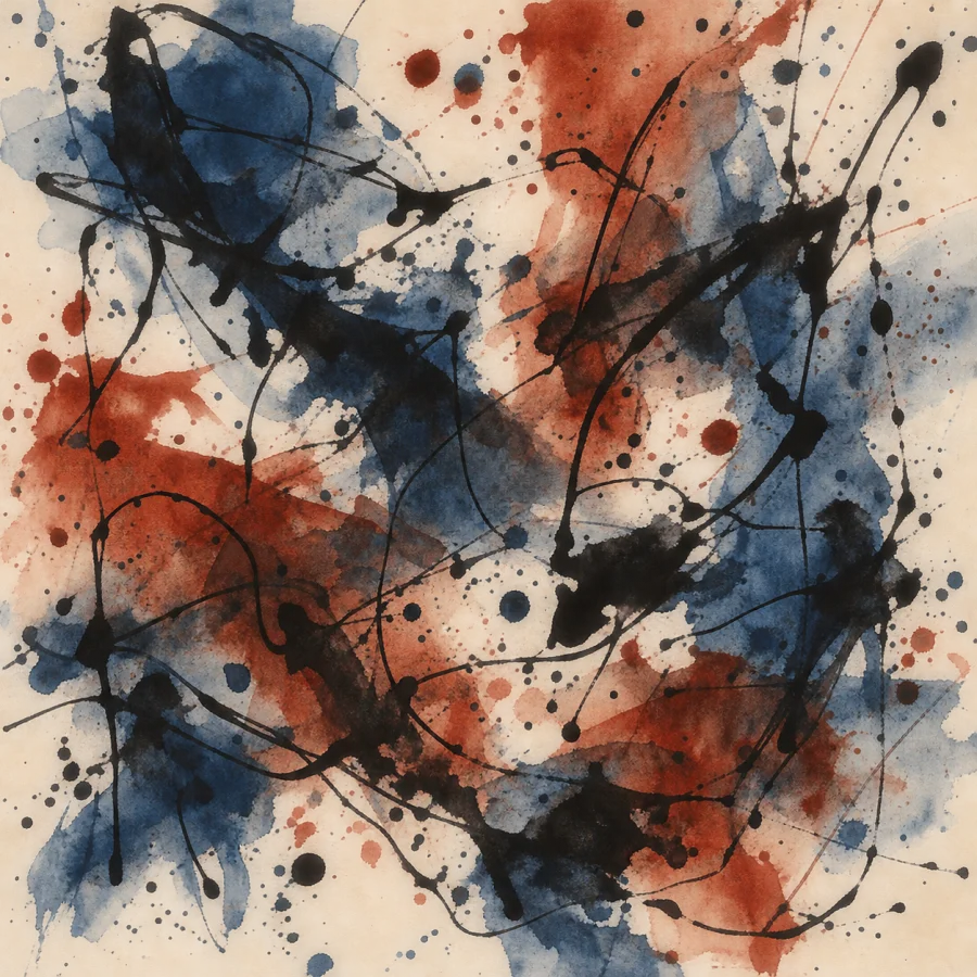 Tachisme: Stains and flickering gestures