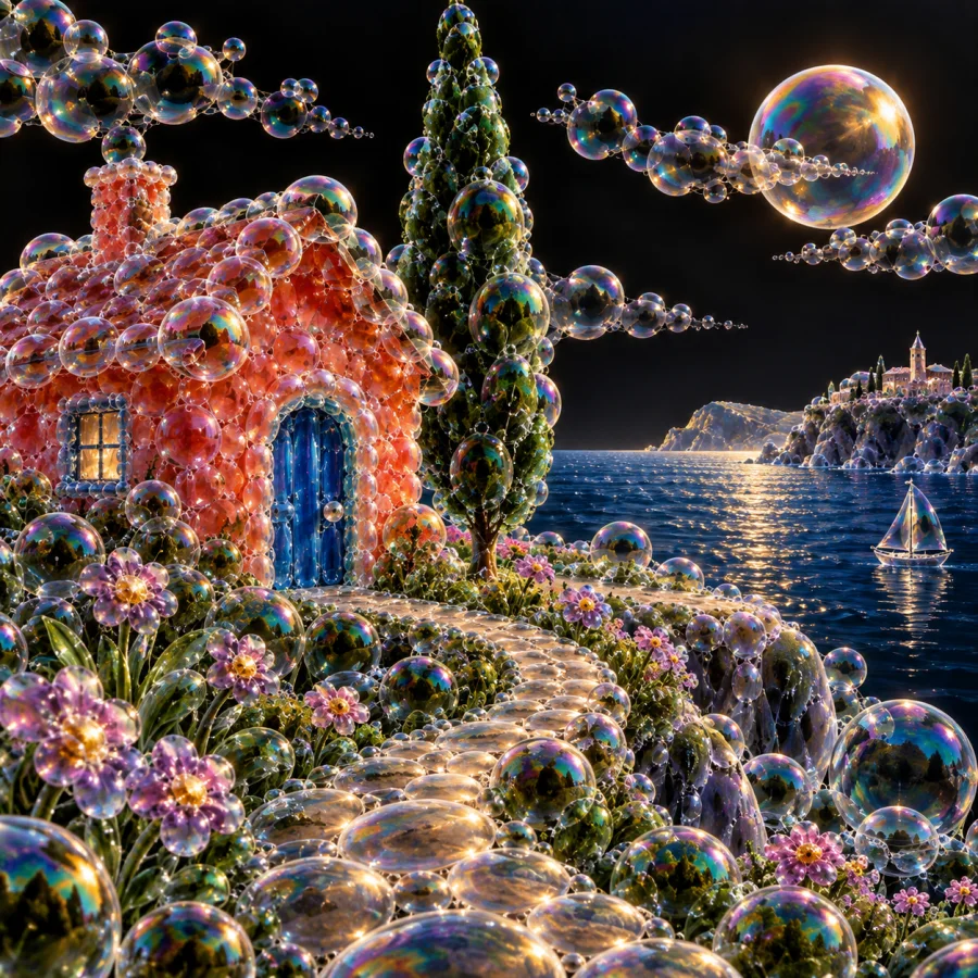 Soap Bubble Forms: An architecture almost made of air