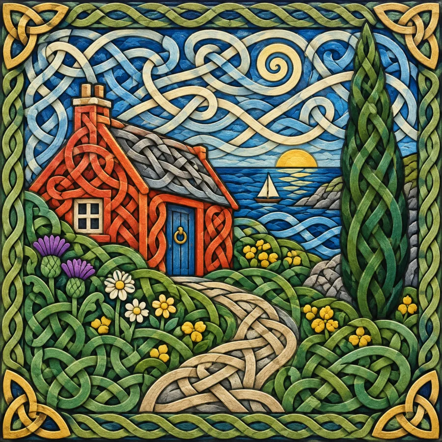 Celtic Knotwork: Every line returns to itself