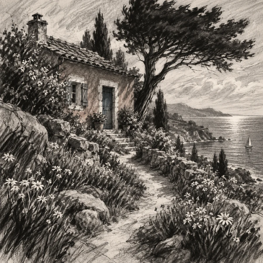 Charcoal: Smudges, shadows, light
