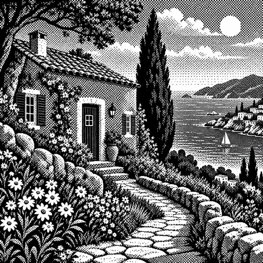 One-Bit Dither: Only black and white