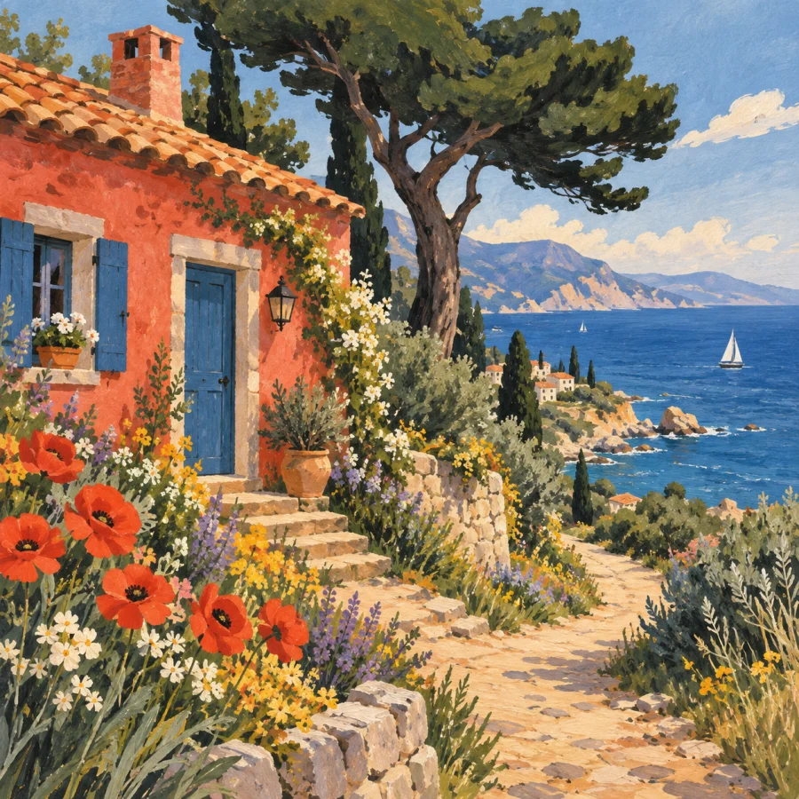 Gouache: Velvety, opaque color