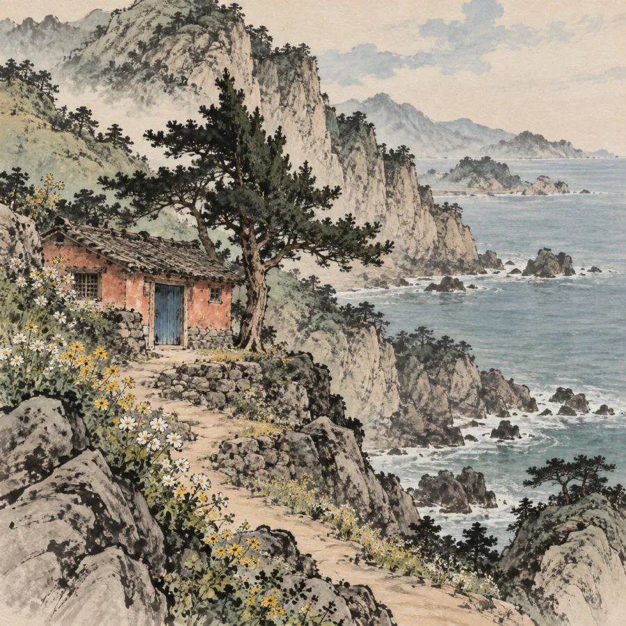 Joseon True-View Landscape: A place observed through expressive brushwork