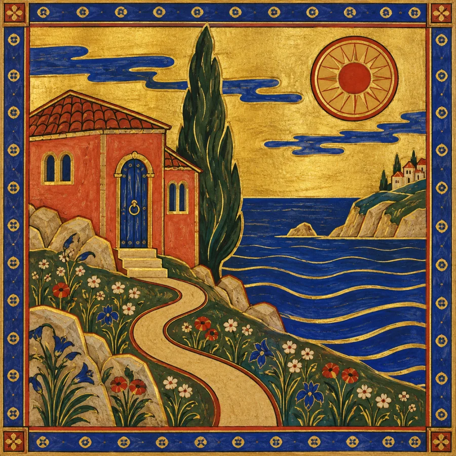 Ottonian Manuscript Painting: Expressive contours and flat brilliance