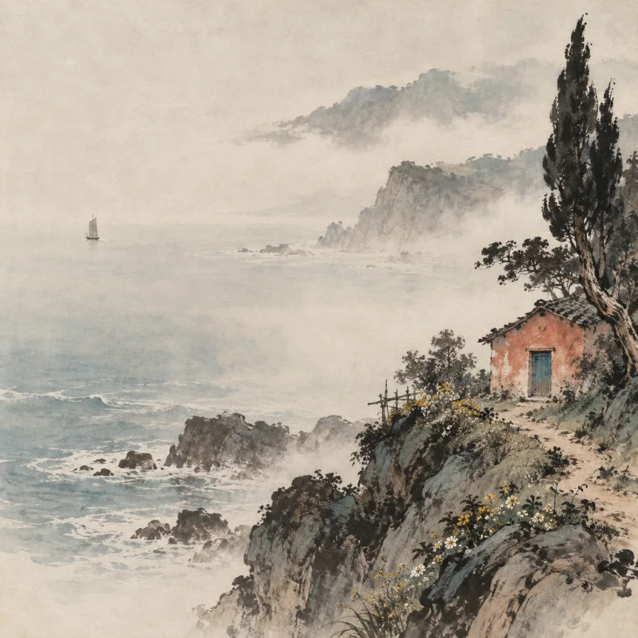Southern Song One-Corner Landscape: A whole world suggested at the edge