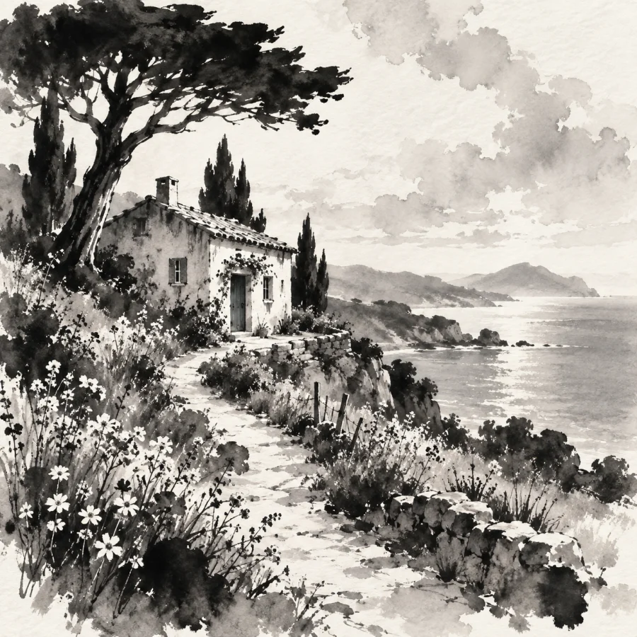Ink Wash: The art of leaving space