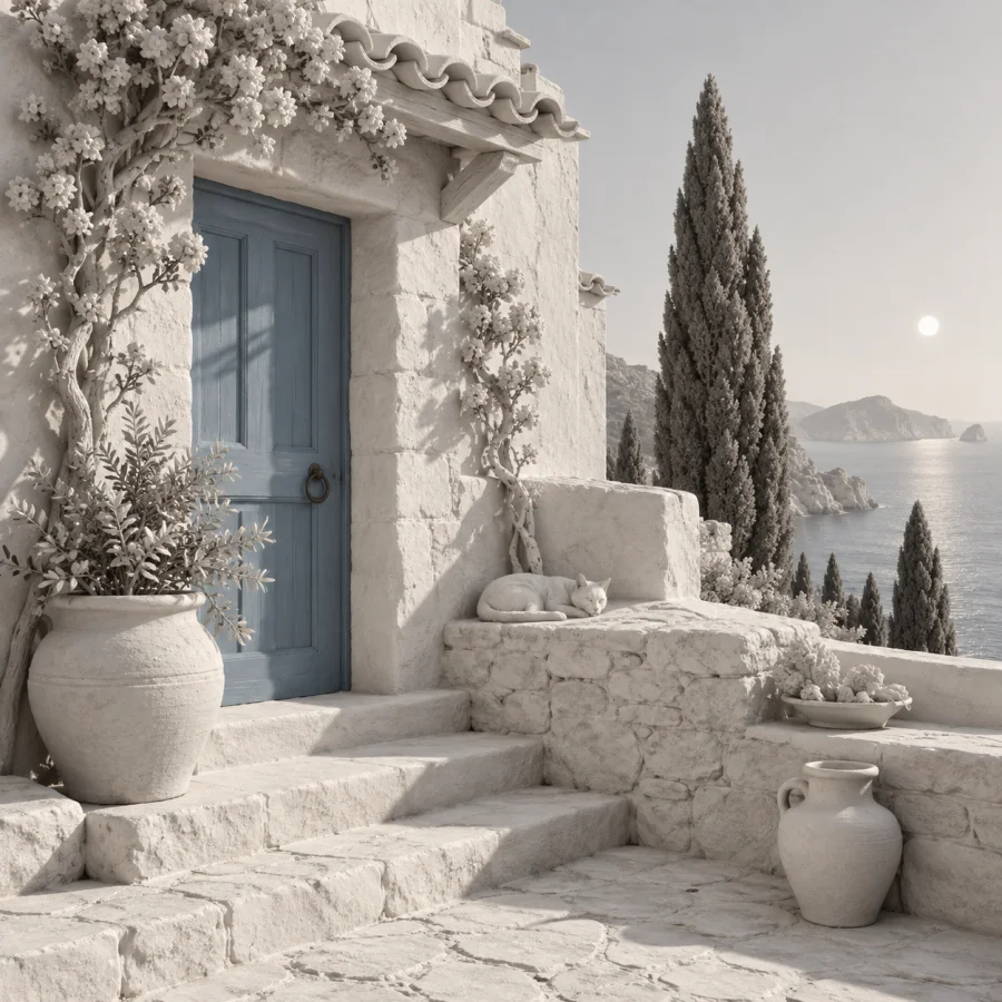 Ambient-Occlusion Study: Soft contact shadows revealing pure form
