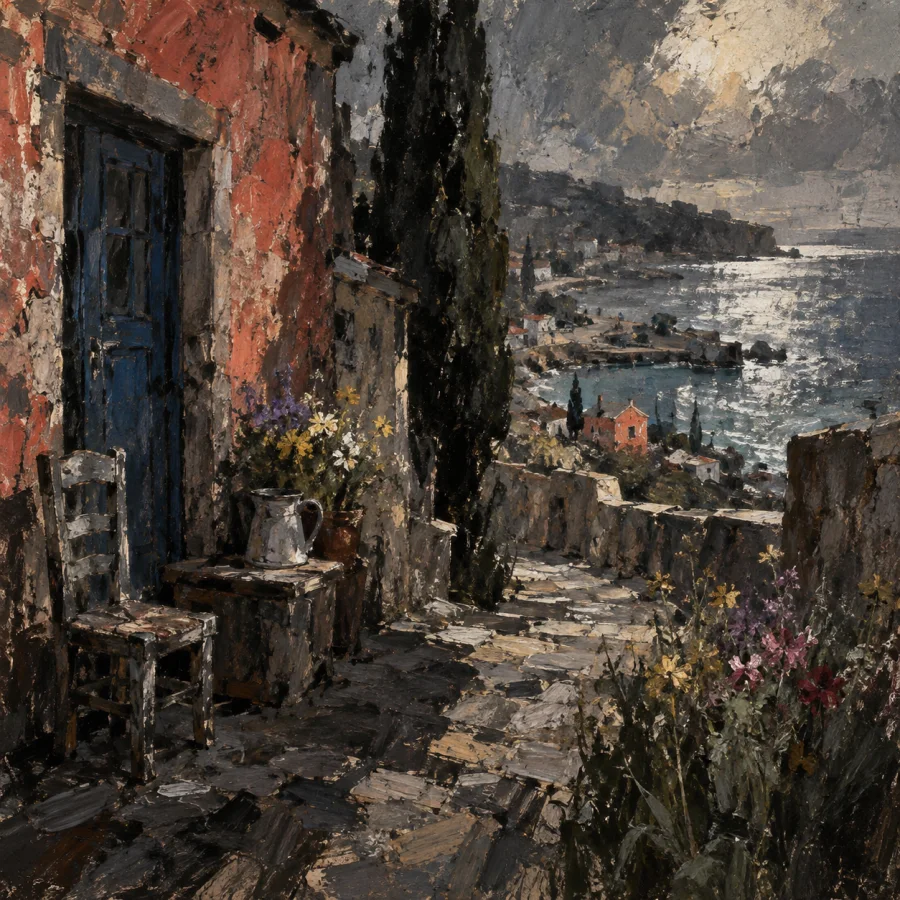 Ashcan School Painting: Urban life in vigorous dark brushwork