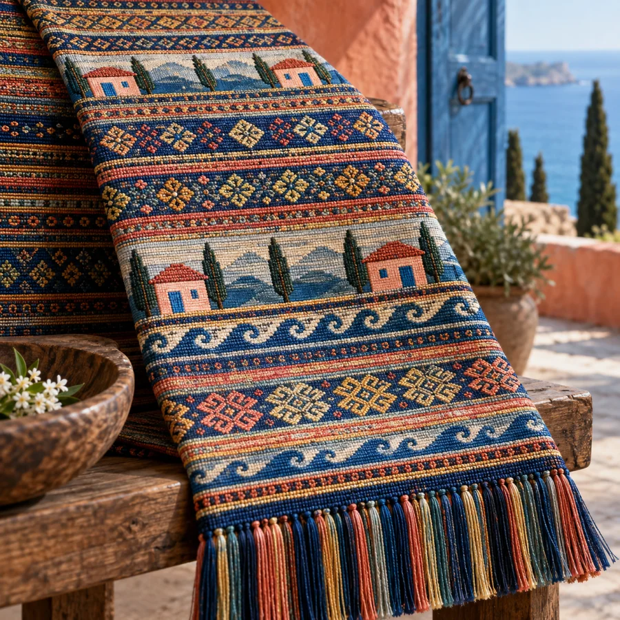 Bhutanese Thagzo Weaving: Complex supplementary-thread geometry