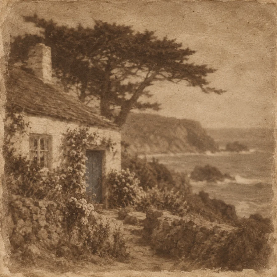 Calotype: Soft paper-negative detail and warm tonal haze