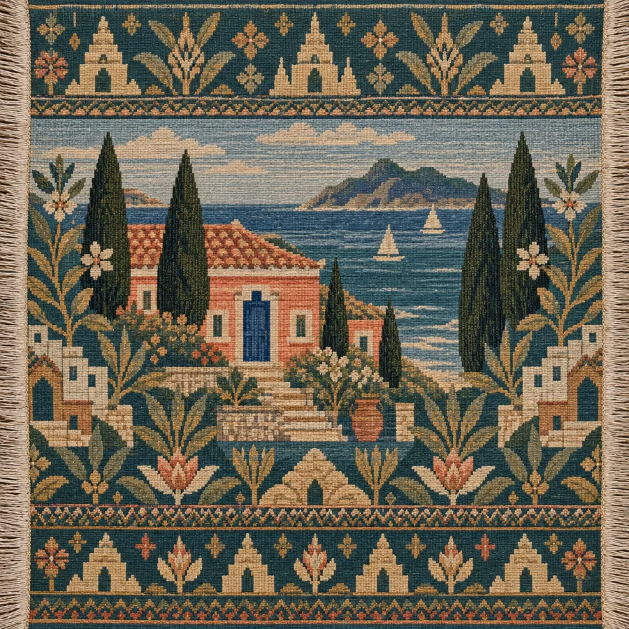 Cambodian Pidan-Inspired Weaving: Complex pictorial forms inside silk geometry