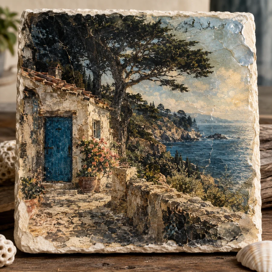Carbon Transfer Print: Pigmented photographic relief with rich darks