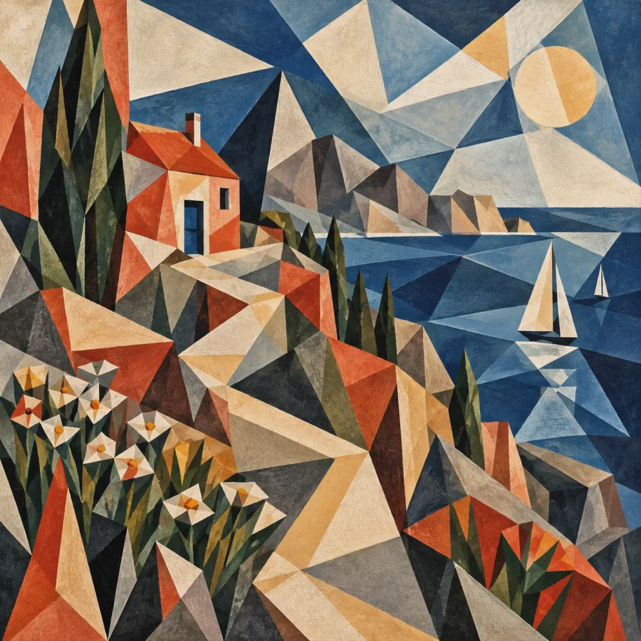 Czech Cubist Design: Faceted objects and crystalline structure