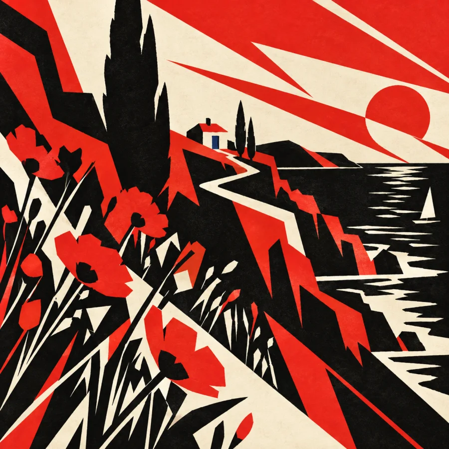 Hungarian Activist Graphics: Forceful geometry and revolutionary-era energy