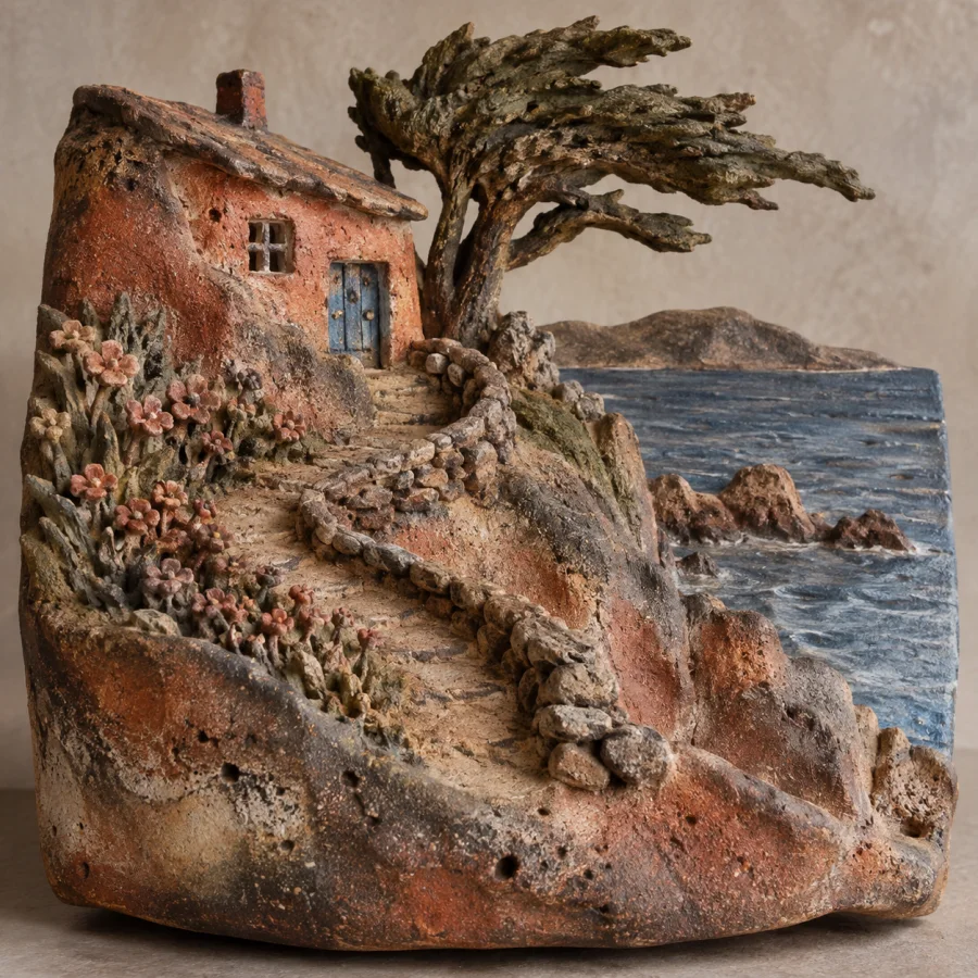 Japanese Bizen Ware: Unglazed clay transformed by fire