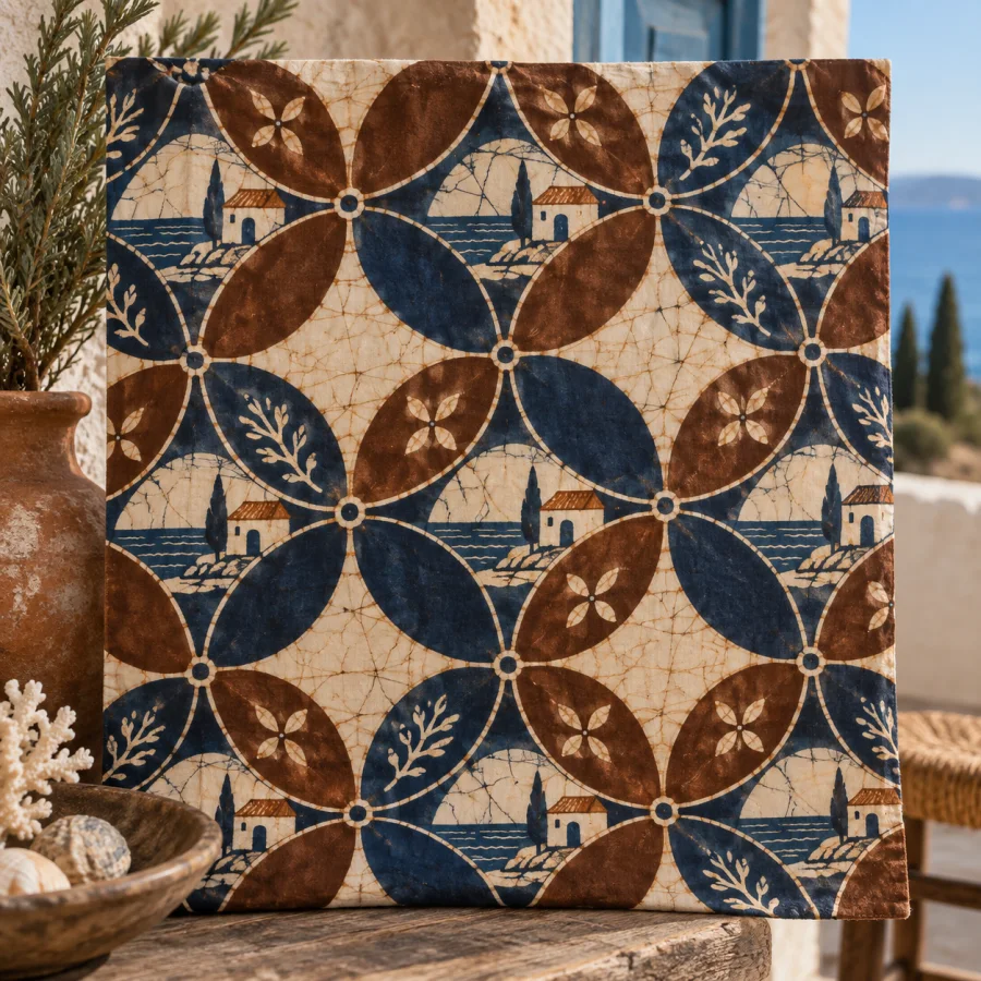 Kawung-Inspired Batik Geometry: Intersecting ovals in a disciplined repeat