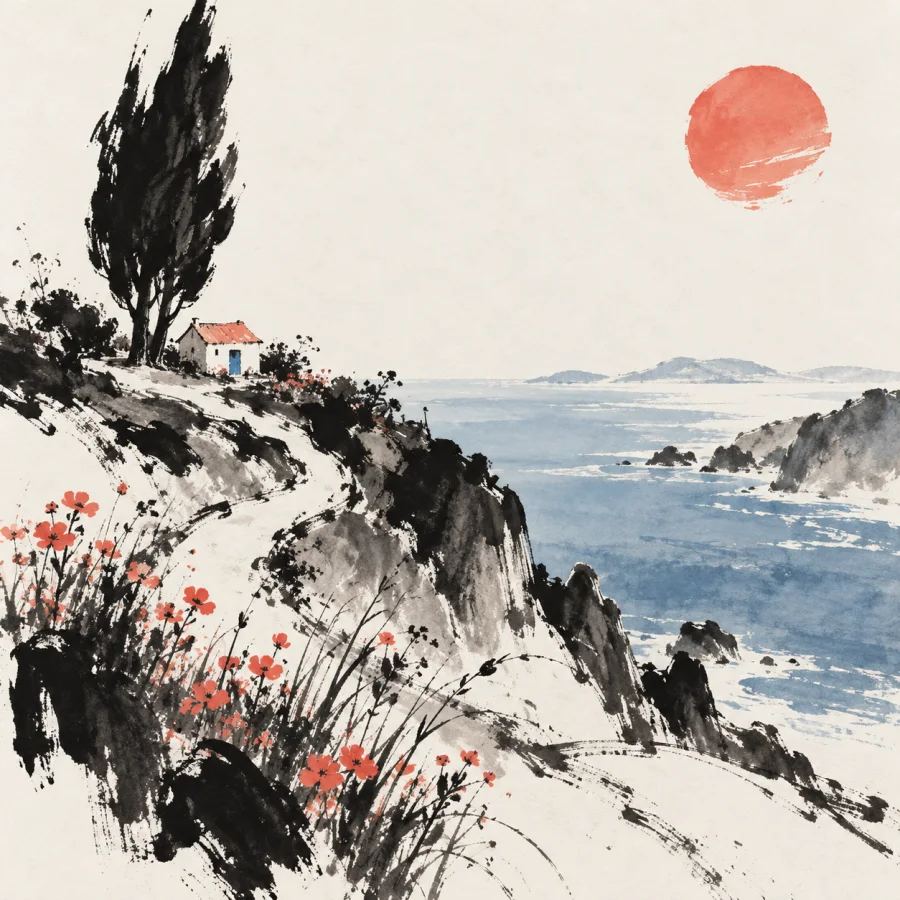 Korean Sumukhwa: Expressive ink and living paper space