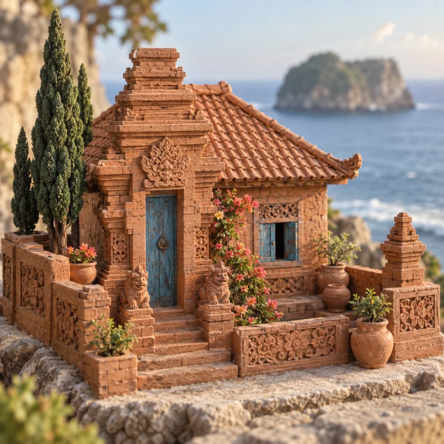 Majapahit Terracotta Miniature: Small architectural worlds in warm fired clay