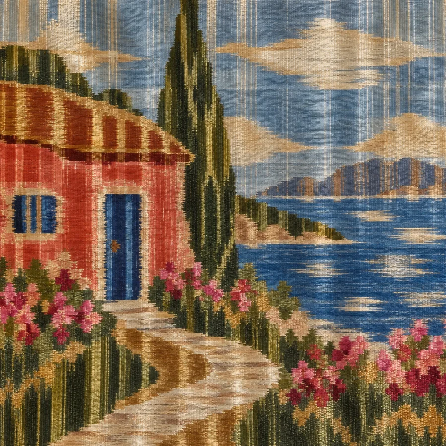 Mashru Weaving: Lustrous stripes over a soft woven structure