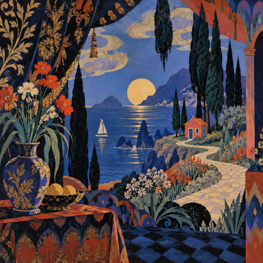 Russian Silver Age Scenic Design: Decorative theatrical worlds