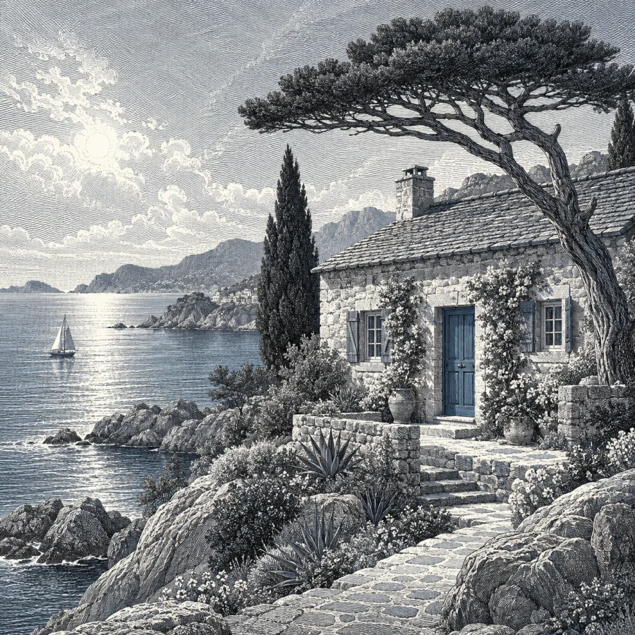 Steel Engraving: Hair-fine precision and luminous detail