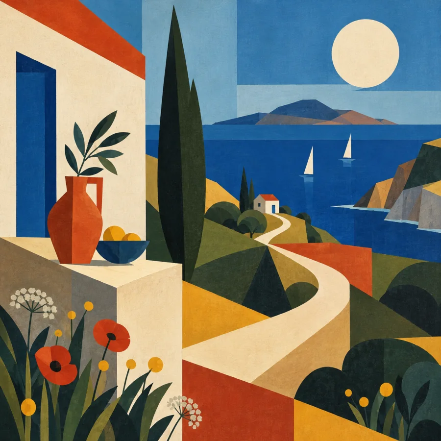 Turkish D Group Modernism: Constructed forms and firm planar color