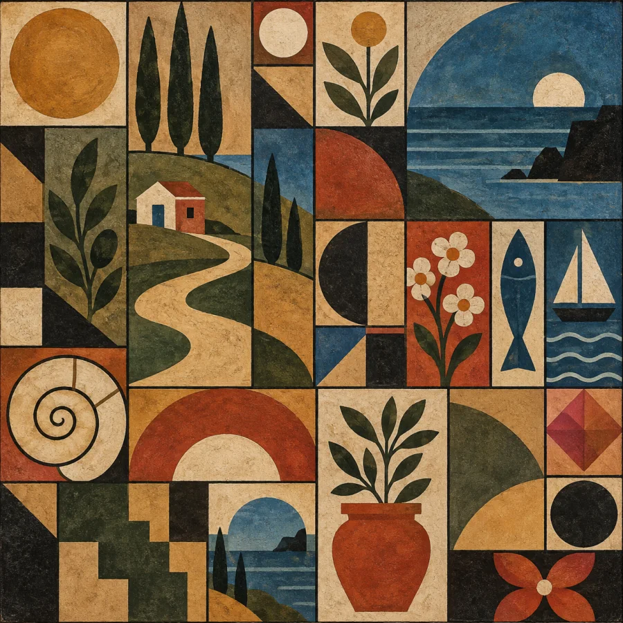 Universal Constructivist Grid: Symbolic geometry inside a balanced lattice