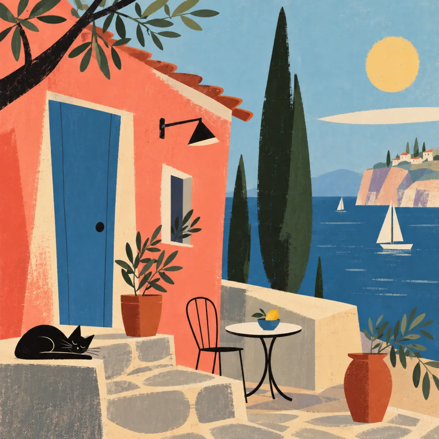 UPA-Inspired Animation Design: Flat stylized shapes and playful asymmetry