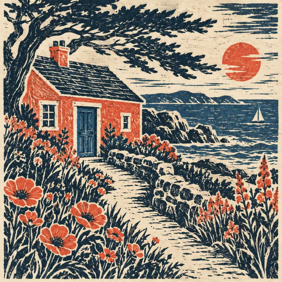 Linocut: Bold marks, beautiful imperfections