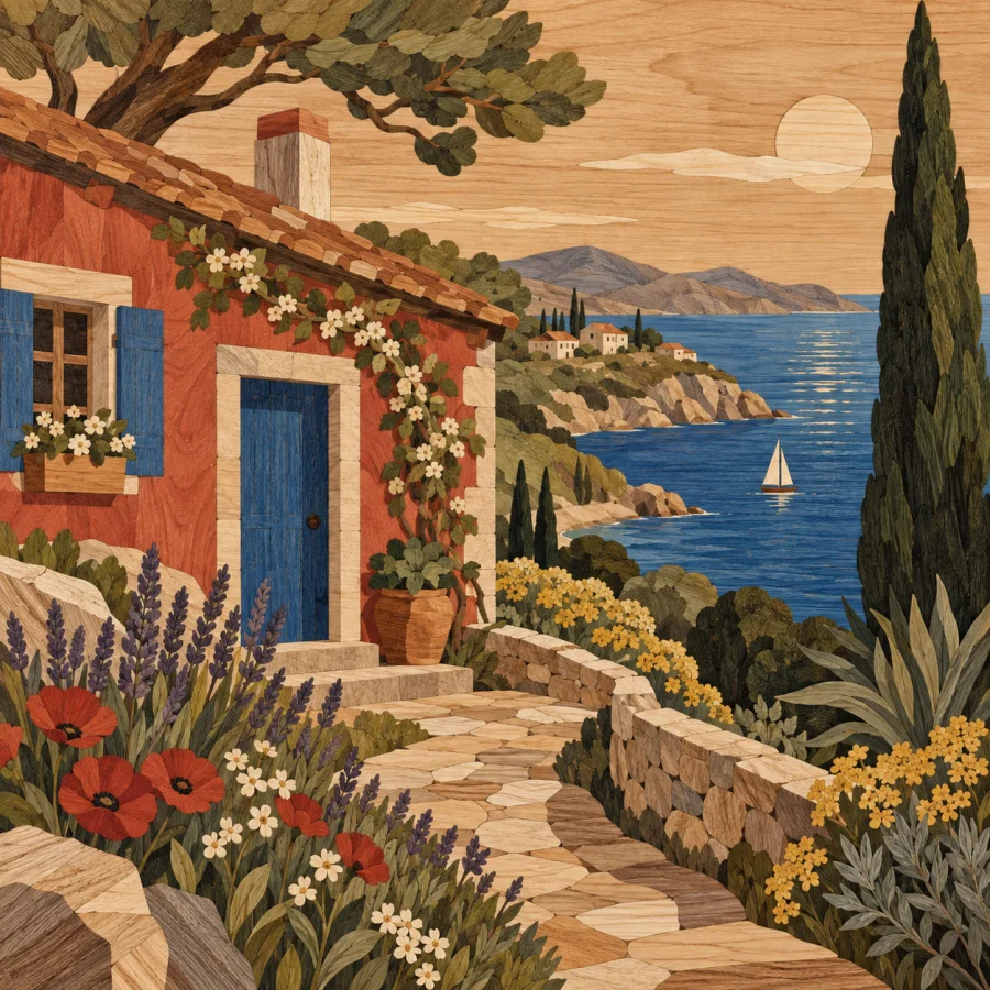 Marquetry: A palette of natural grain