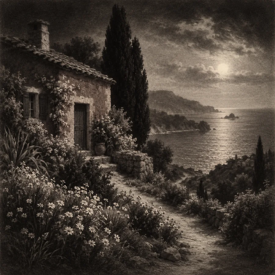 Mezzotint: Velvet blacks, emerging light