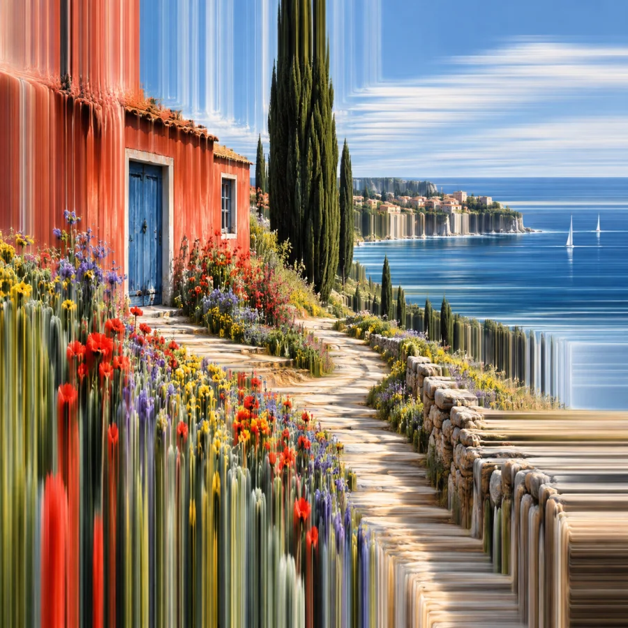 Slit-Scan: Time stretched into ribbons