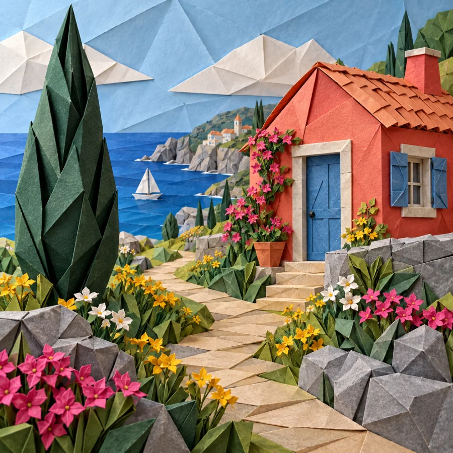 Origami: A world folded into shape