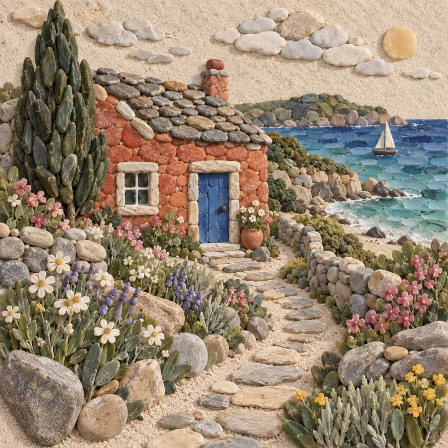 Pebble Art: Found stones tell a story