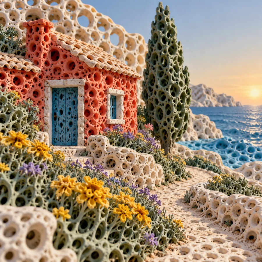 Porous Foam: A world full of tiny openings