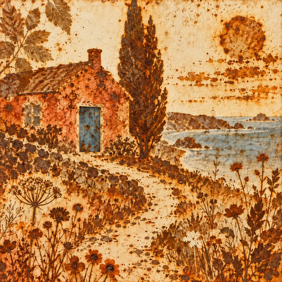 Rust Printing: Oxidation leaves a memory