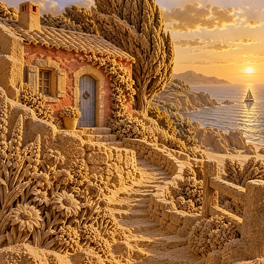 Sand Sculpture: Ephemeral architecture