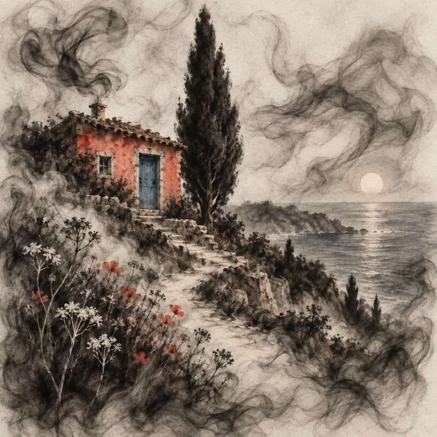 Smoke Drawing: A ghost of soot and air