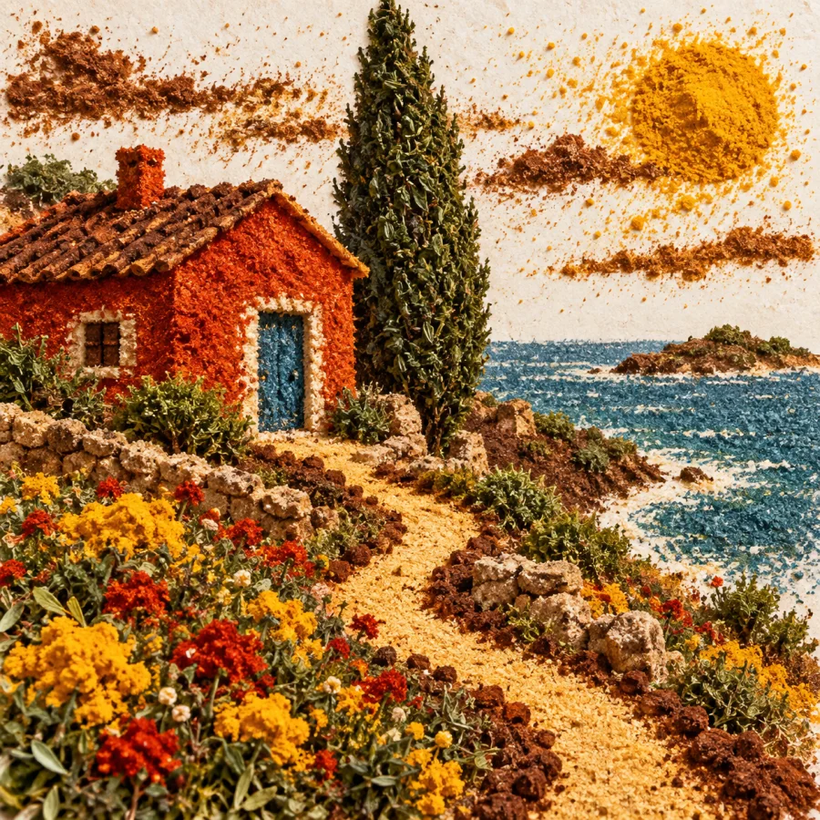 Spice Art: A palette from the kitchen