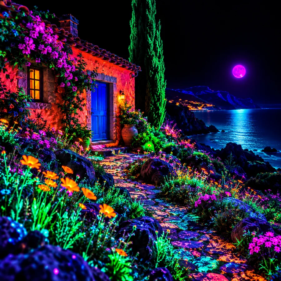 UV Fluorescence: Hidden colors under ultraviolet light